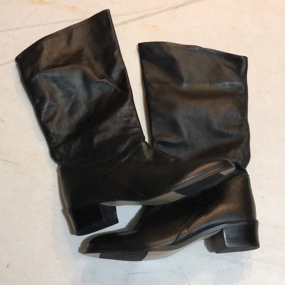 Franco Fortini Shoes - 7M black leather boots, rarely worn!